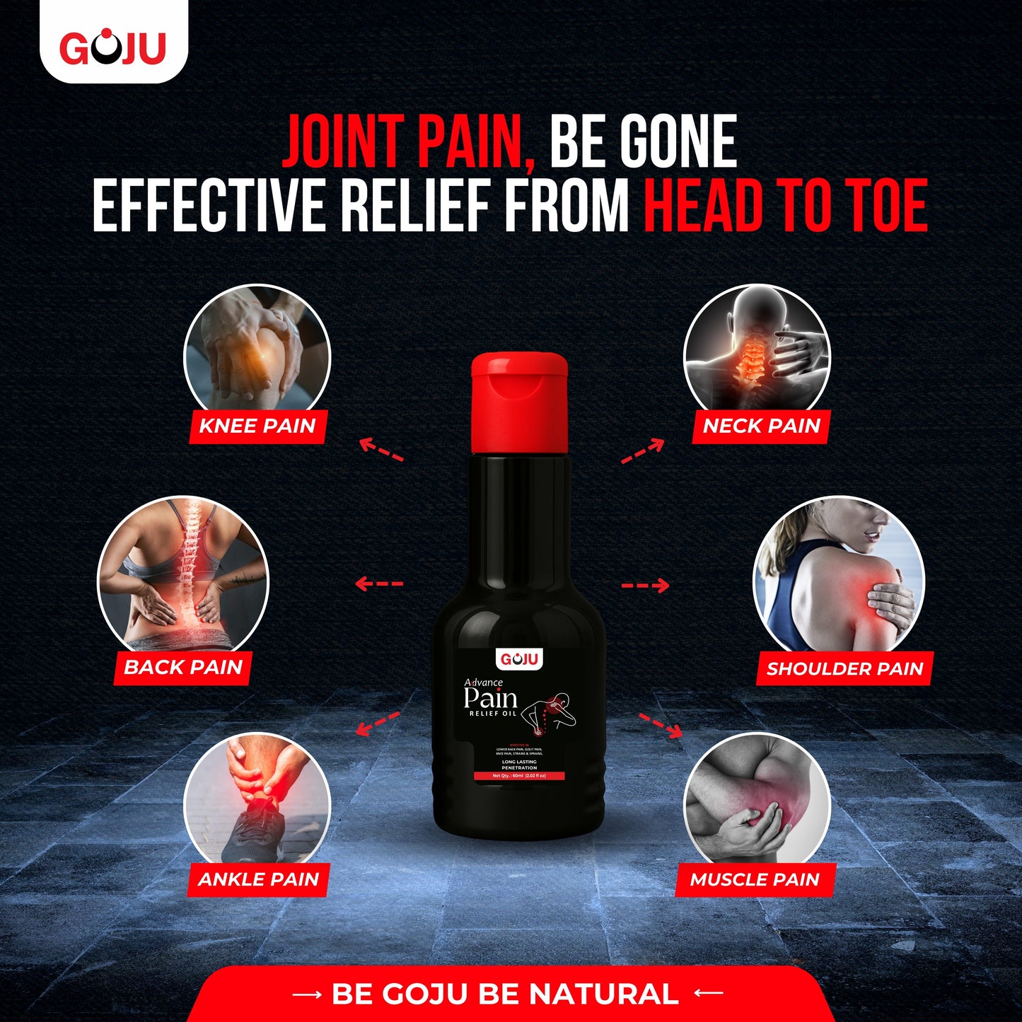 Goju Pain Relief Oil-60ml