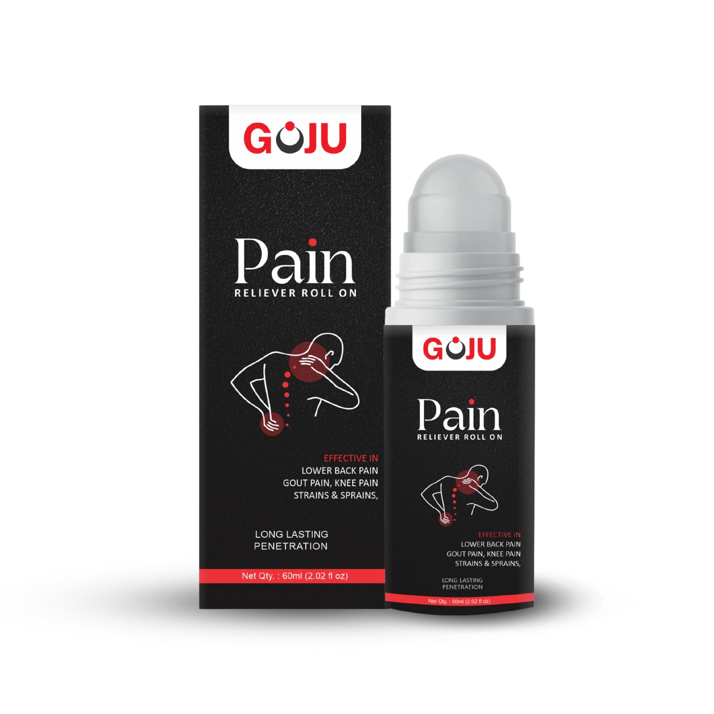 Goju Pain Reliever Roll On - Buy 1 Get 2 Free - Goju Naturals