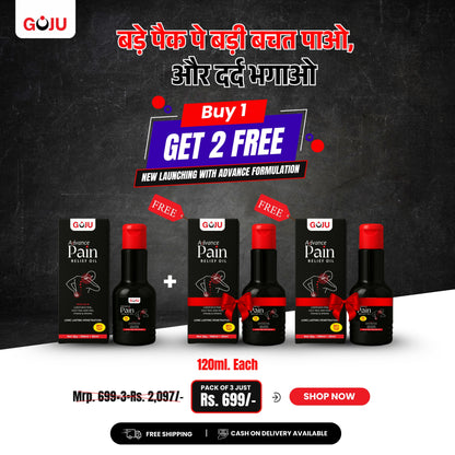 Goju Pain Relief Oil-120ml Buy 1 Get 2 Free