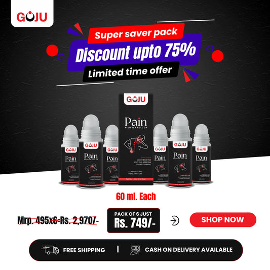 Pack of 6 Goju Pain Reliever Combo