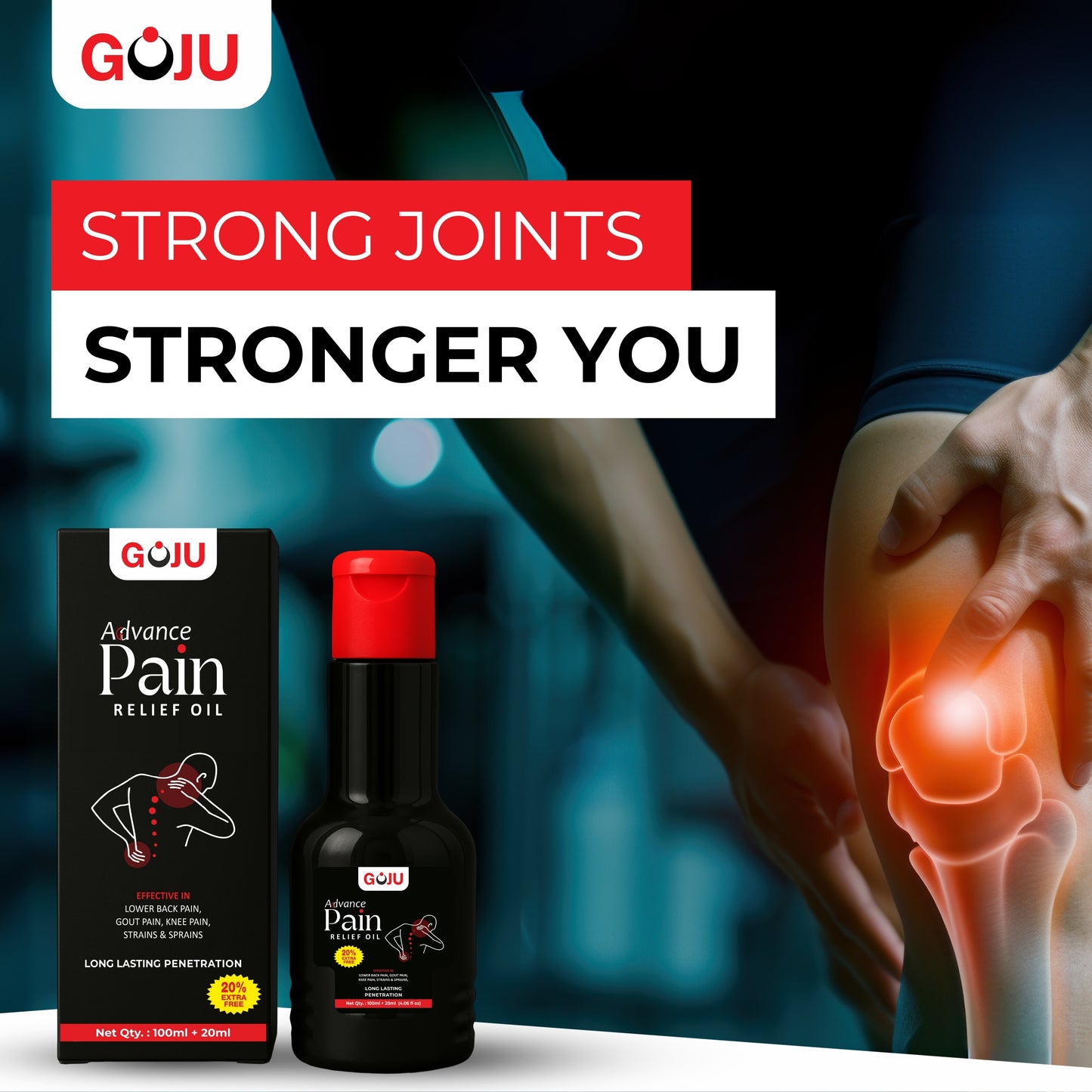 Goju Pain Relief Oil-120ml Buy 1 Get 2 Free