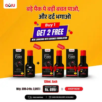 Goju Pain Relief Oil - 60ml Buy 1 Get 2 Free