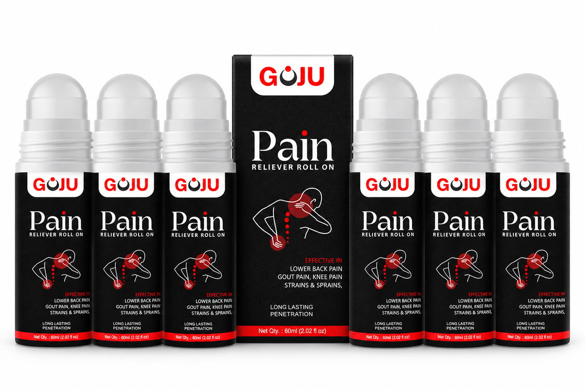 Goju Pain Reliever Roll On - 60ml. (Pack of 6)