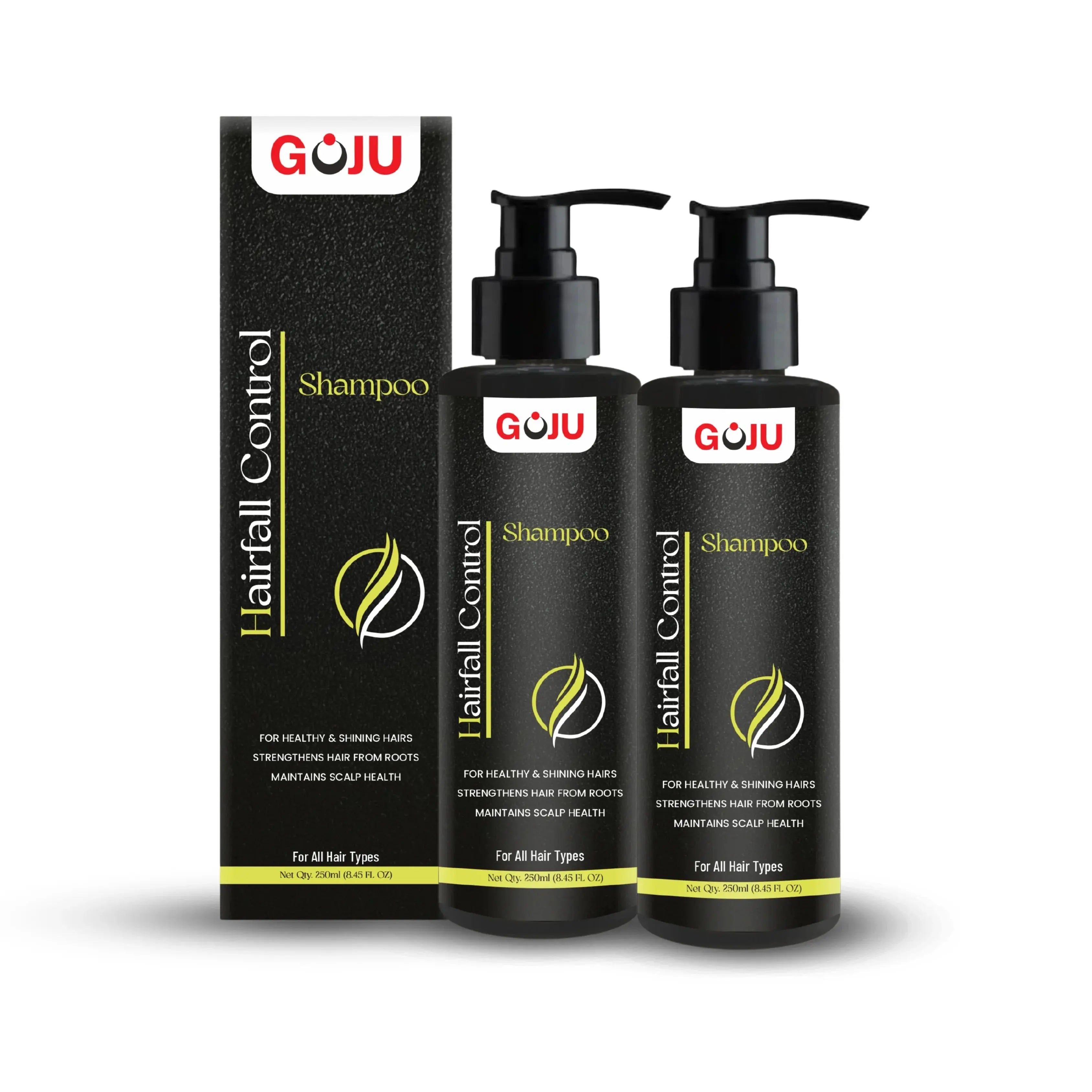 Goju Hair Fall Control Shampoo 250ml Combo - Goju Naturals