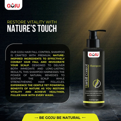 Goju Hair Fall Control Shampoo 250ml Combo - Goju Naturals
