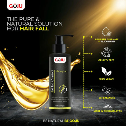 Goju Hair Fall Control Shampoo 250ml Combo - Goju Naturals