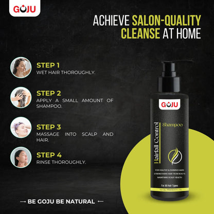 Goju Hair Fall Control Shampoo 250ml Combo - Goju Naturals