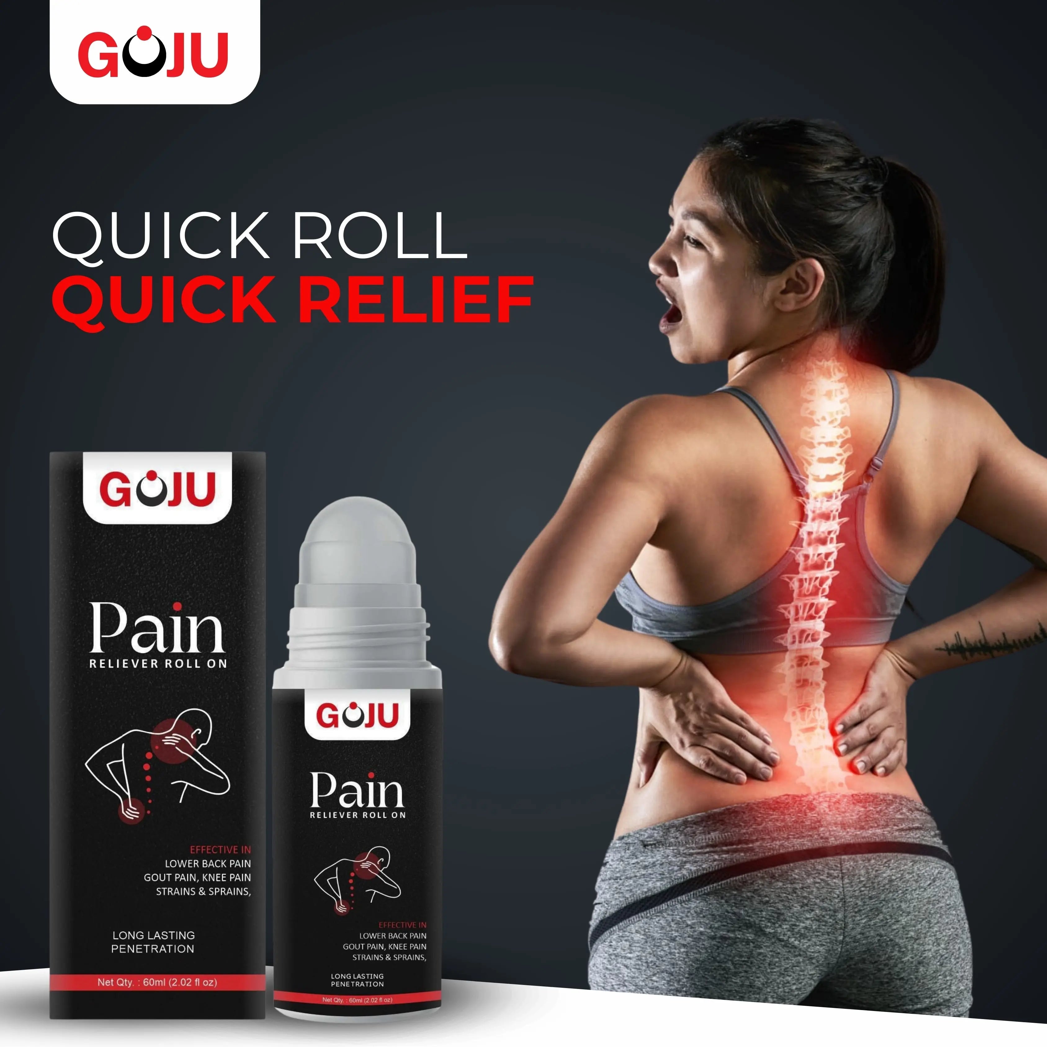 Realiver Goju Pain Reliever Roll-on - Fast Pain Relief – Goju Naturals