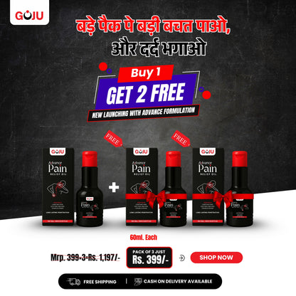 Goju Pain Relief Oil - 60ml Buy 1 Get 2 Free