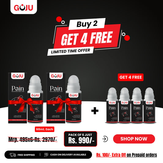 Goju Pain Reliever Roll On - Buy 2 Get 4 Free